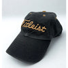Titleist Wake Forest Hat Black Gold Adjustable Strapback Cap Sunfaded Golf
