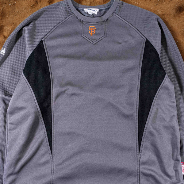 San Francisco Giants MLB Majestic Therma Base Pullover Sweatshirt XL Vintage