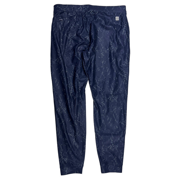 Peter Millar Crown Sport Active Atlas Performance Jogger Pants L Navy Marble NWT