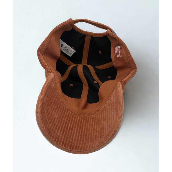 Lululemon Corduroy Ball Cap Brown L/XL Adjustable Strapback NWOT Unisex