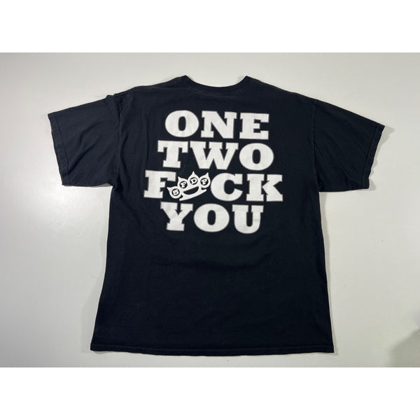 Five Finger Death Punch 5FDP One Two F*ck You Tee XL Black Bravado 2011