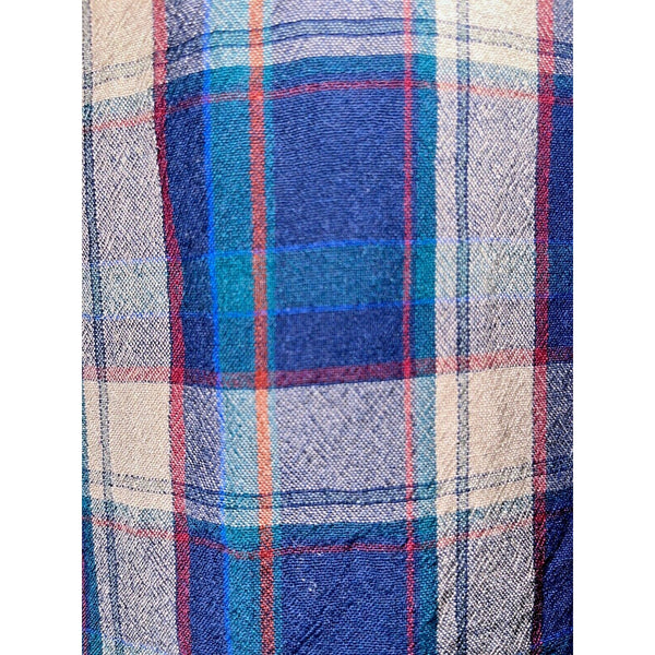 Pendleton Sz. M 100% Virgin Wool Plaid Flannel Shirt USA VTG