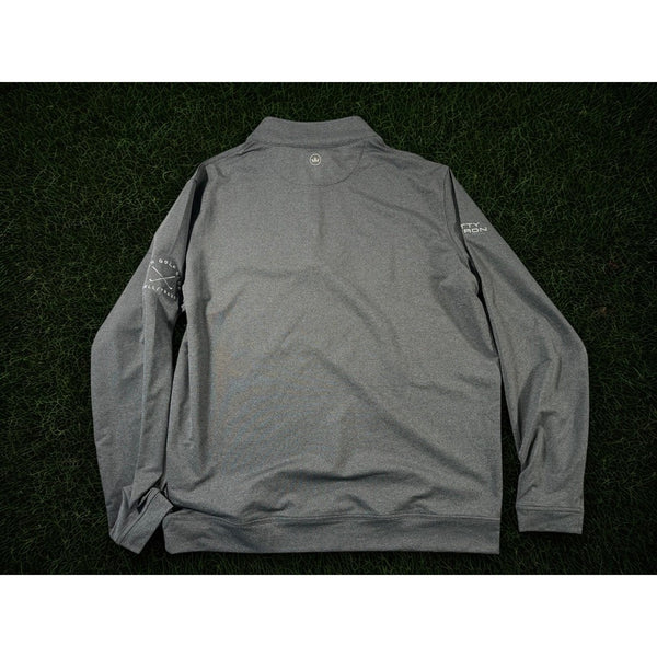 Peter Millar Scotty Cameron Crown Sport Perth 1/4 Zip Pullover XL Gray