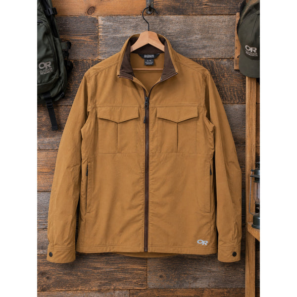 Outdoor Research Prologue Field Jacket XL Saddle Heather Brown Softshell NWOT