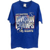 New York Giants NFL 1997 Division Champs T Shirt Sz. XL Blue Pro Player Vintage