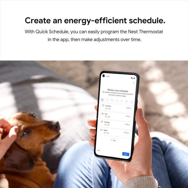 Google Nest GA013 Programmable Wi-Fi Thermostat Snow Sealed In Box
