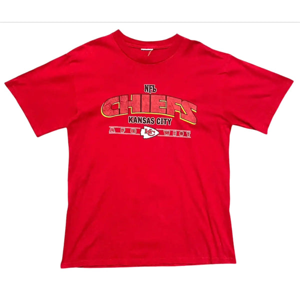 Kansas City Chiefs Shirt Mens Sz. Large Lee Sports 90s NFL Vintage EUC