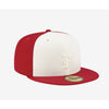Fear Of God Essentials New Era 59FIFTY Hat Red White Fitted 7 1/8 NWT