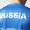 Russia Euro 2016 Away Pre-Match Training Jersey Adidas Climacool Blue White XL