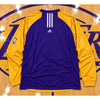 Los Angeles Lakers 2007 Adidas Shooting Shirt Warm Up Kobe Era Sz. Medium