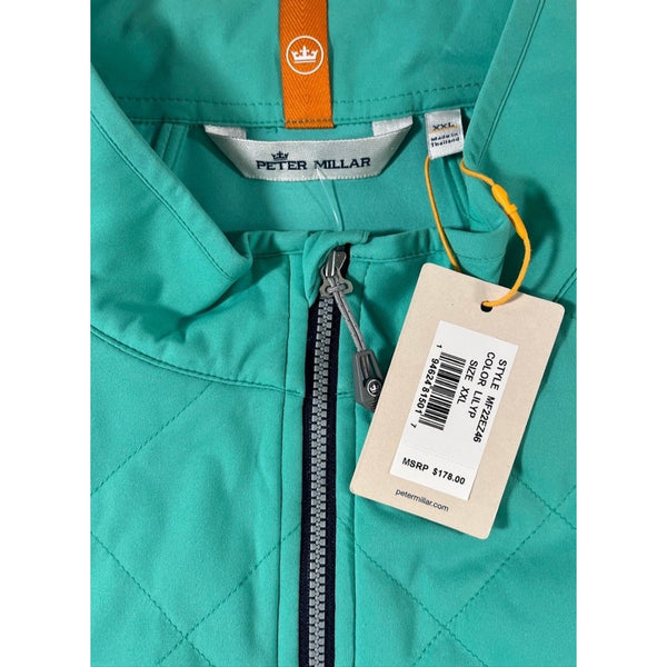 Peter Millar Grove XXIII Michael Jordan Fuse Elite Hybrid Vest 2XL NWT Teal