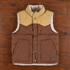 Patagonia Reversible Bivy Down Vest Men's XL Moose Brown Sherpa Fleece $229