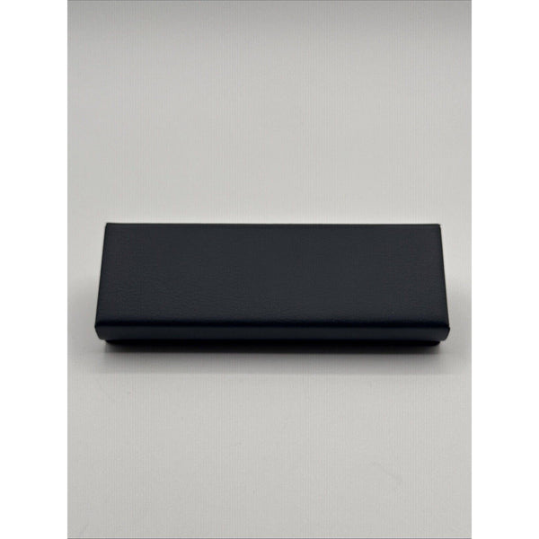 Warby Parker Glasses Hard Case Navy Blue Clamshell EUC Case Only