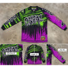 O'Neal Mayhem Crypt Motocross Jersey Monster Energy Style Y2K Purple Green S