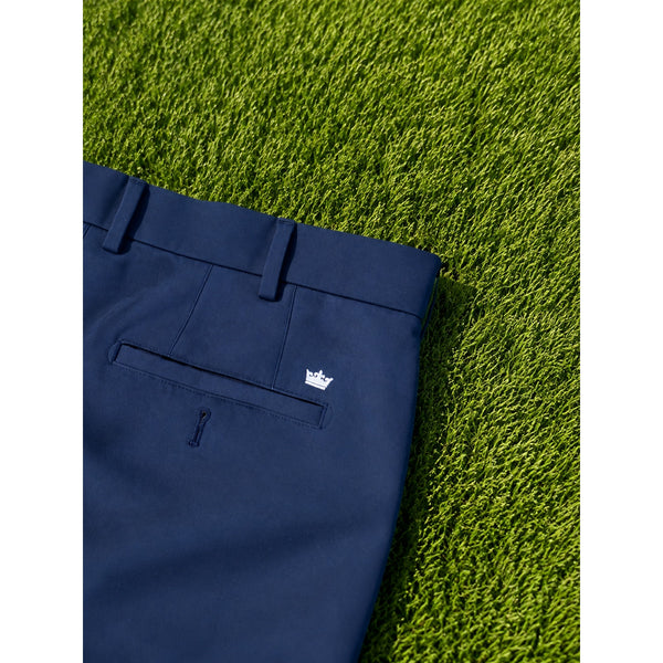 Peter Millar Crown Sport Salem Performance Shorts Mens 38 Blue Golf Wicking 9"