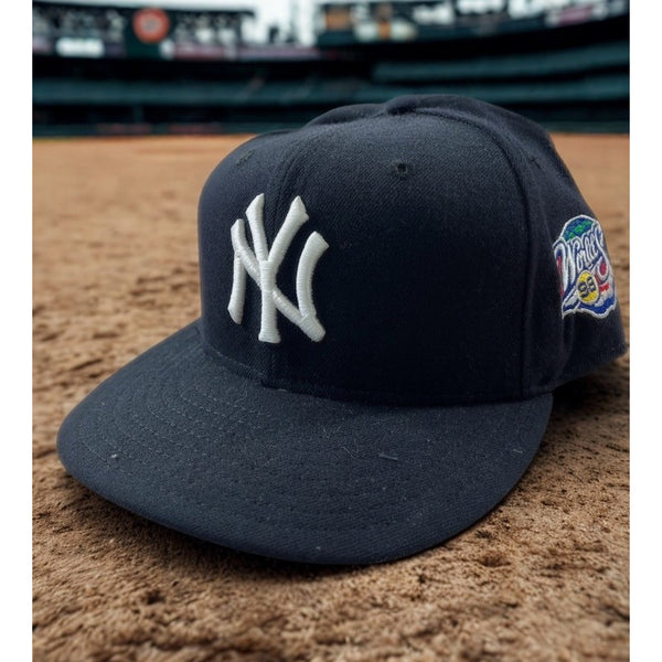 New York Yankees 1998 World Series New Era 59FIFTY Hat 7 1/4 USA Wool Vintage