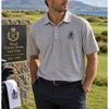 Peter Millar Royal County Down Golf Club Crown Soft Bellevue Pique Polo XL Gray