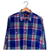 Polo Ralph Lauren Classic Fit Flannel Plaid Workshirt Mens Large L EUC