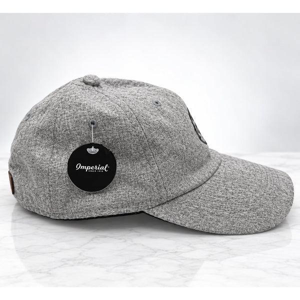 Spring Brook Country Club Imperial Aberdeen Wool Golf Hat Grey Leather Strap NWT