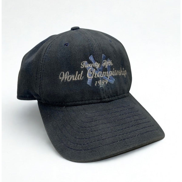 New York Yankees 1999 World Series Champions Hat New Era USA Y2K Sun Faded VTG