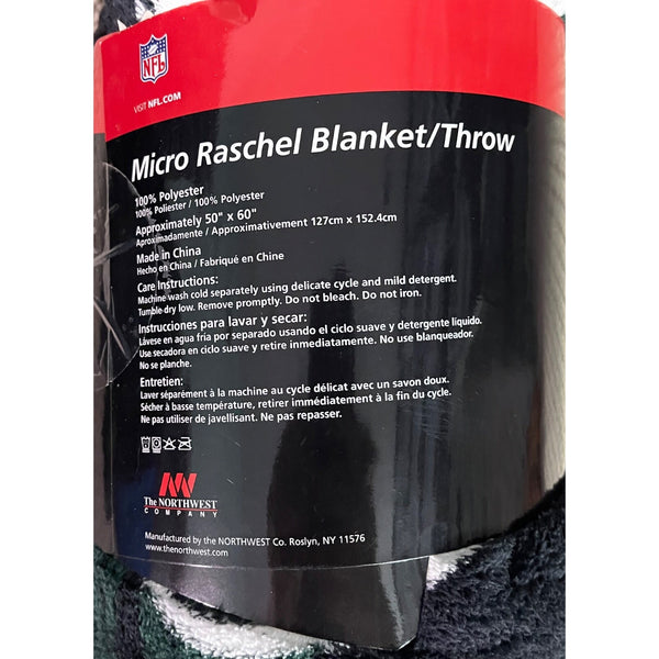 New York Jets NFL Northwest Team Stadium 2005 Fleece Throw 50x60 NWT