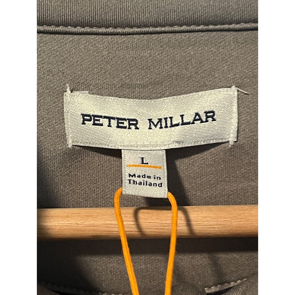 Peter Millar Crown Sport Perth 1/4 Zip Fortinet E Security Men's L NWT $135