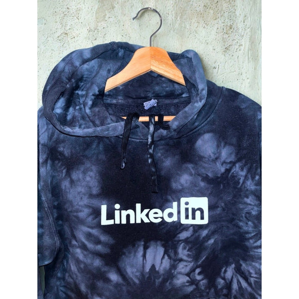 LinkedIn Employee Exclusive Tie-Dye Hoodie Independent Trading Co Sz. M