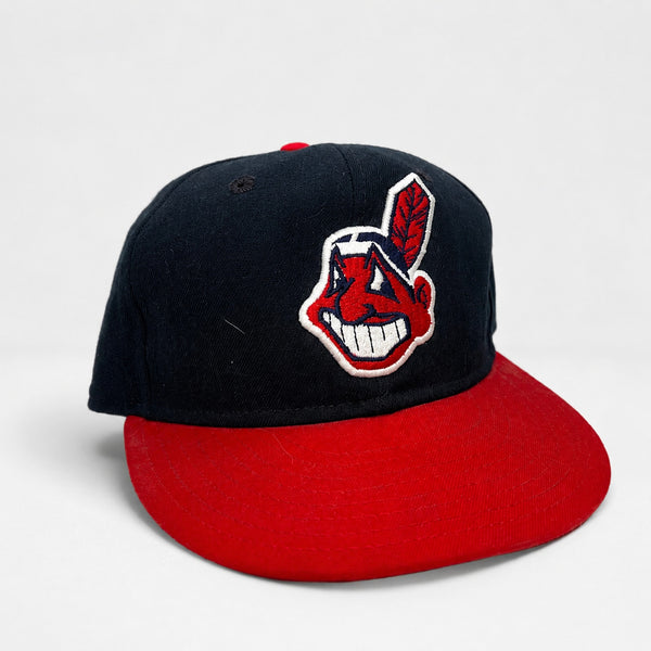 Cleveland Indians New Era Diamond Collection Pro Model Hat 6 3/4 USA Vintage