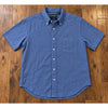 Gitman Bros Vintage Seersucker Button Down Shirt Blue USA Men’s M Cotton EUC