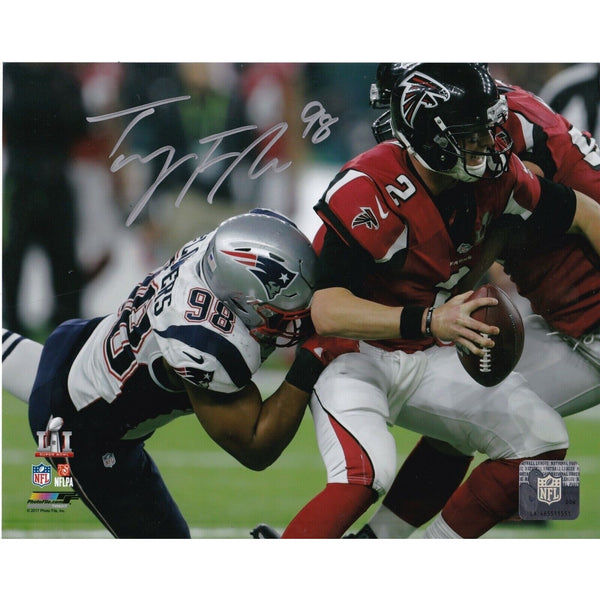 New England Patriots Trey Flowers Signed Super Bowl 8x10 Photo JSA Autograph