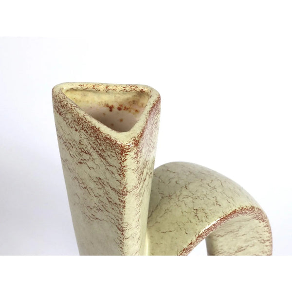 Bertoncello Roberto Rigon Mid Century Modern Italian Ceramic Vase 1960s 70s MCM