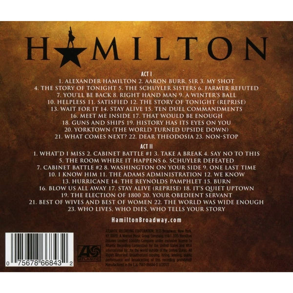 Lin-Manuel Miranda Signed Hamilton Original Broadway Cast Recording Autograph
