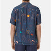 Portuguese Flannel Doodle 2 Vacation Shirt 2XL Navy Art Print Camp Collar