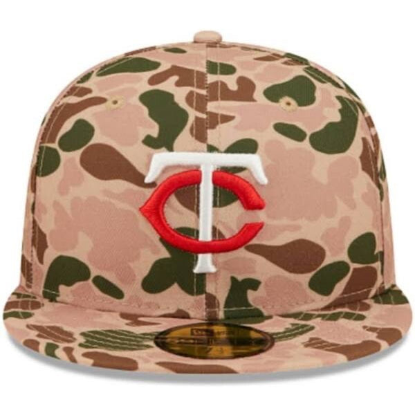 Minnesota Twins New Era 59FIFTY Duck Camo 1987 World Series Hat 7 1/4 Fitted