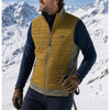State of Elevenate Fusion Stretch Insulated Vest Men's XL Mustard Brown NWOT