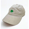 J.Crew Washed Critter Lucky 3 Leaf Clover Hat Khaki Strapback Cotton