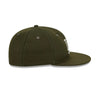 Los Angeles Dodgers New Era 59FIFTY Retro Crown Olive Fitted Hat 7 1/8 Wool NWT