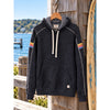 Marine Layer Banks Varsity Hoodie Men's Medium Navy Tri-Blend Pullover NWOT