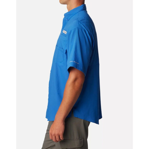 Columbia PFG Tamiami II Short Sleeve Shirt Blue Sz. L NWT MSRP $55