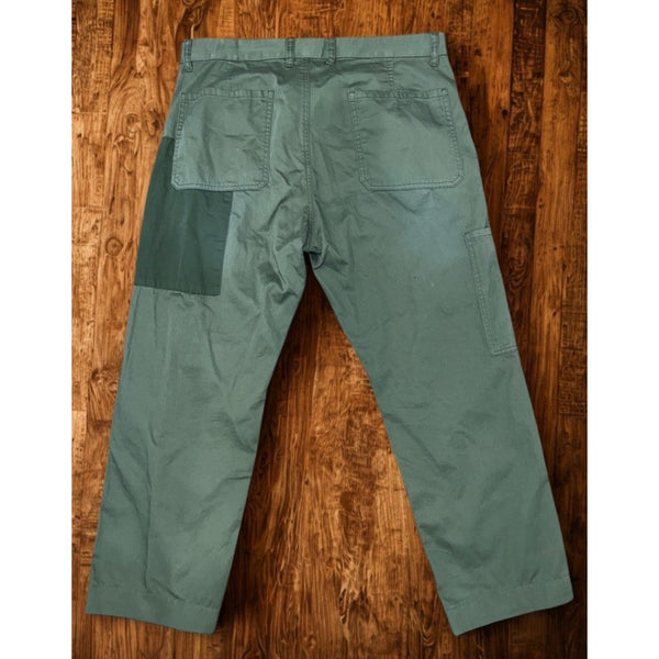 Todd Snyder Patchwork Baker Pants Utility Fatigue Carpenter Olive 34x30 Rare