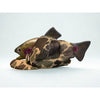 Angler's Expressions 3D Trout Fish Snapback Camo Trucker Hat 1989 VTG Vintage
