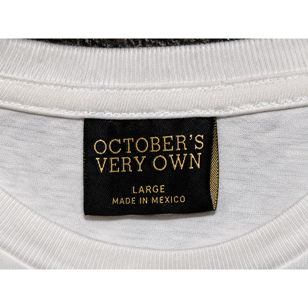 OVO October's Very Own Drake T-Shirt White Men's Large Rare Hip Hop