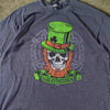 Harley Davidson Scottsdale Arizona Leprechaun Skull T Shirt Men's XL Gray Biker