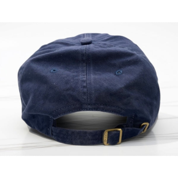 Polo Sport Ralph Lauren Vintage 2000 Logo Twill Ball Cap Hat Blue Rare Cotton