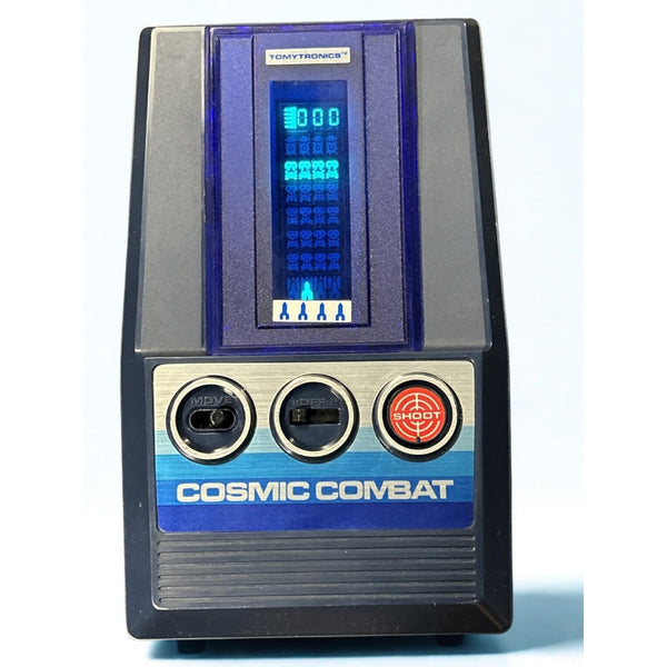 Cosmic Combat Handheld Game Vintage 1980s Tomy Tested & Working