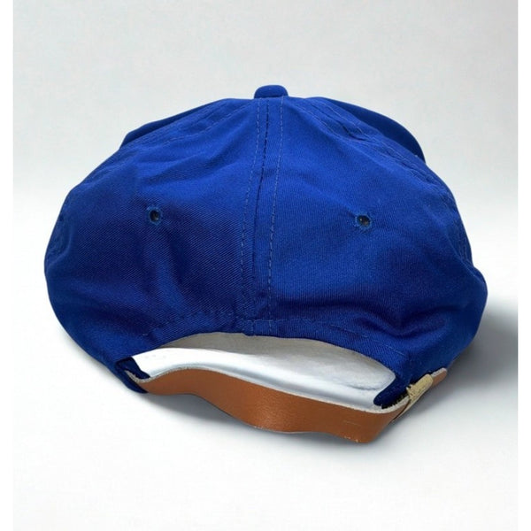 Tufts University Dental Vintage Leather Strapback Hat Cap Made In Korea Rare