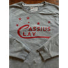 Under Armour Roots of Fight Cassius Clay Crewneck Sweatshirt Gray XL EUC