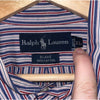 Polo Ralph Lauren Blake Shirt XL Button Down Striped Cotton Vintage
