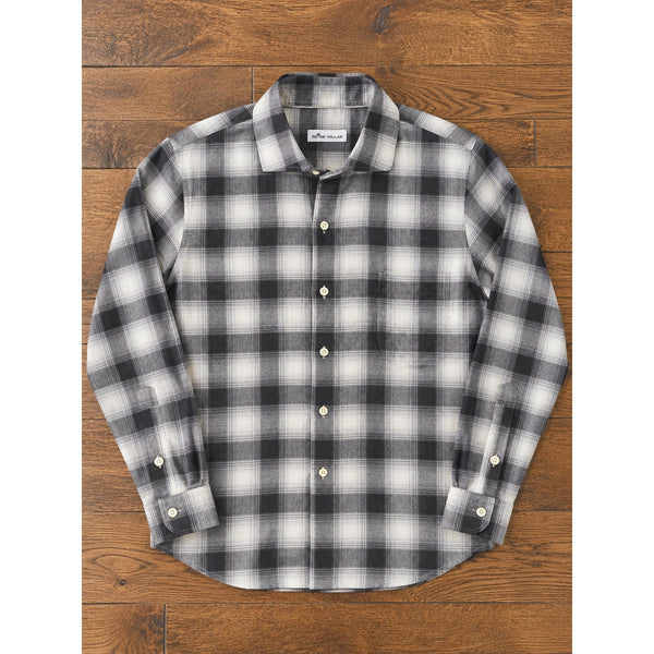 Peter Millar Autumn Soft Gale Plaid Shirt Men's L Cotton MF22W15USL NWOT
