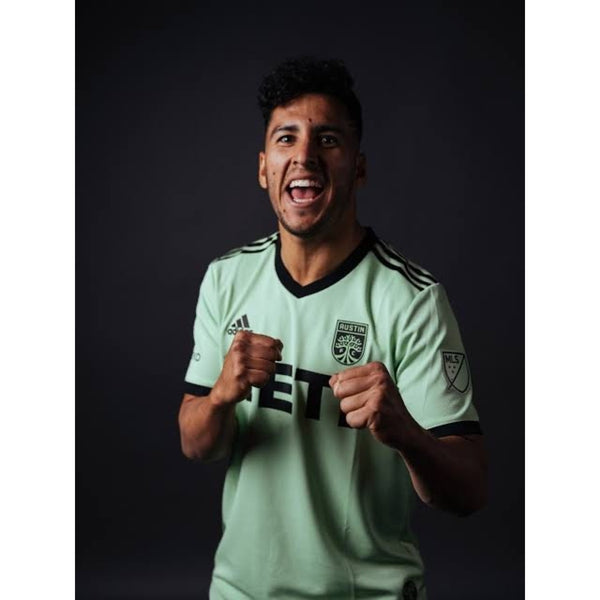 Austin FC Adidas 2022-23 Away Jersey Mint Green Yeti MLS Soccer Men's Small S